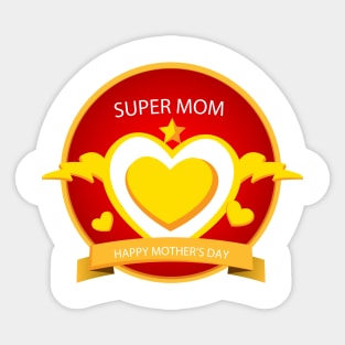 Super Mom Sticker